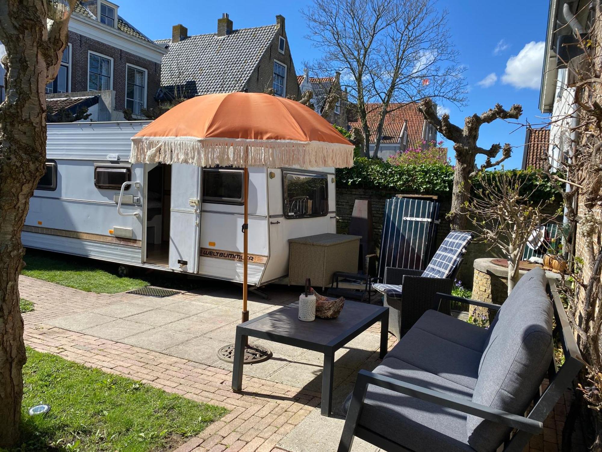 Caravan Stadstuin Goedereede Let Op De Badkamer Moet Met Andere Gasten Gedeeld Worden Esterno foto