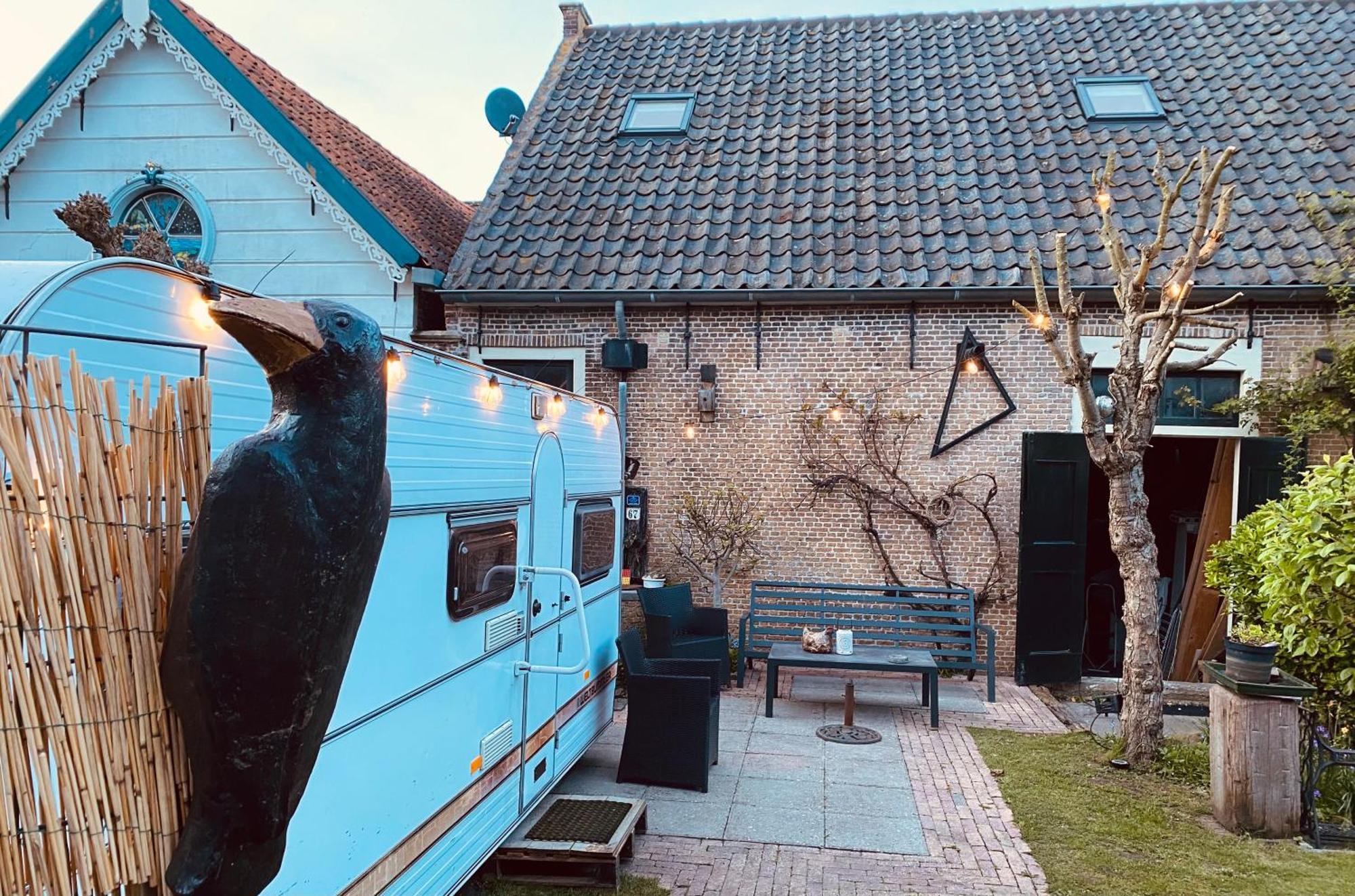 Caravan Stadstuin Goedereede Let Op De Badkamer Moet Met Andere Gasten Gedeeld Worden Esterno foto